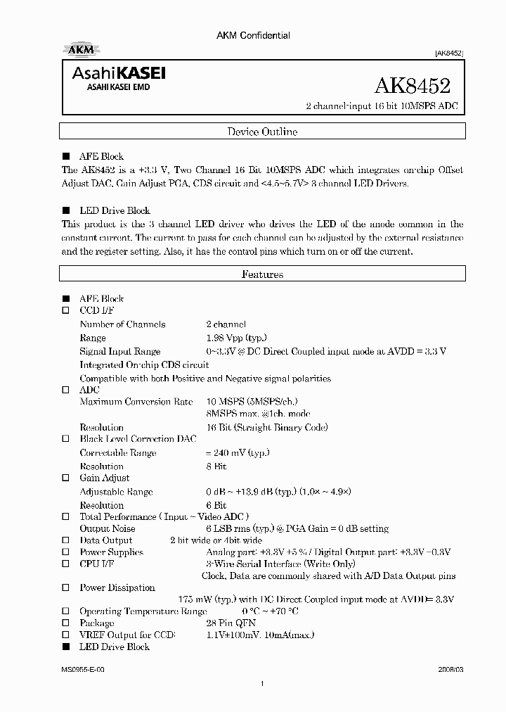 AK8452_7782385.PDF Datasheet