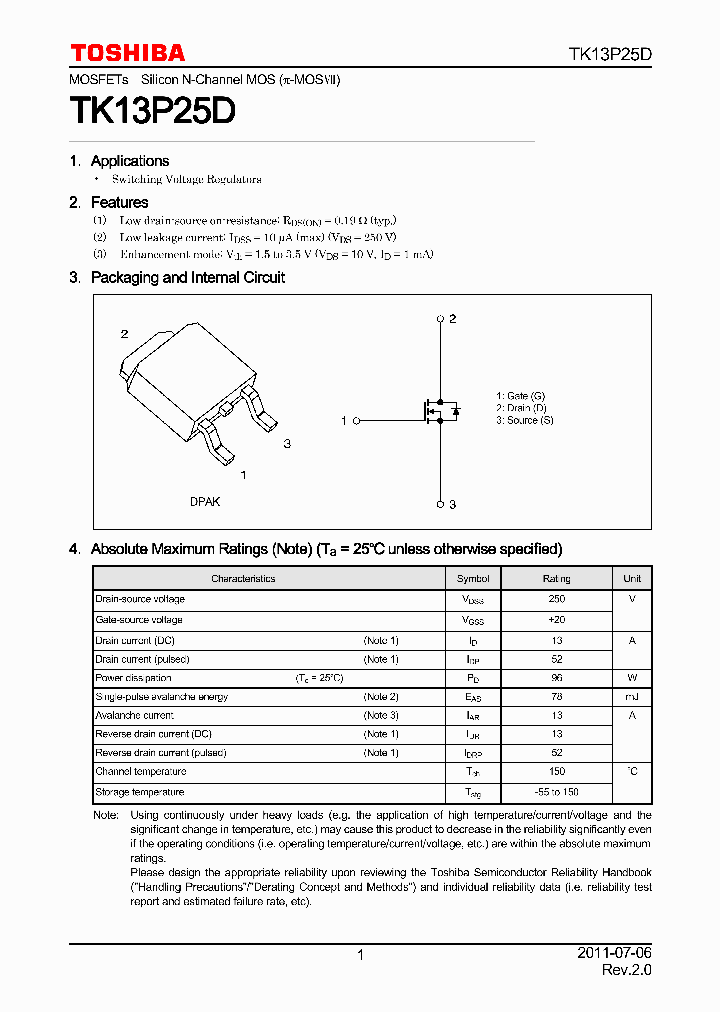 TK13P25D_7792755.PDF Datasheet