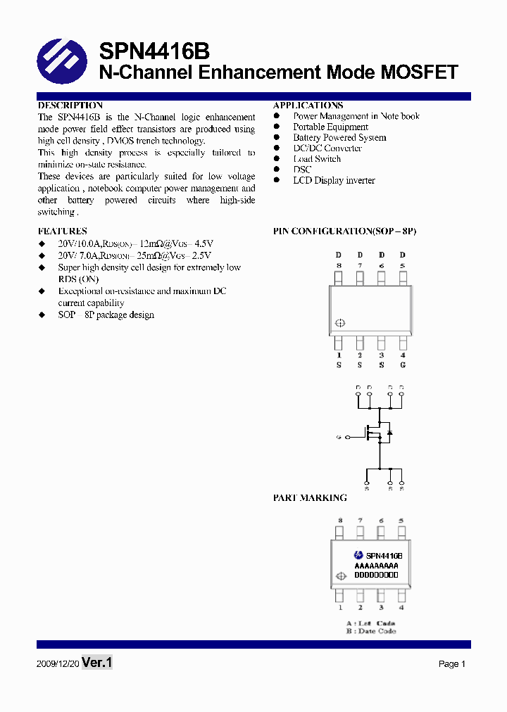 SPN4416B_7824119.PDF Datasheet