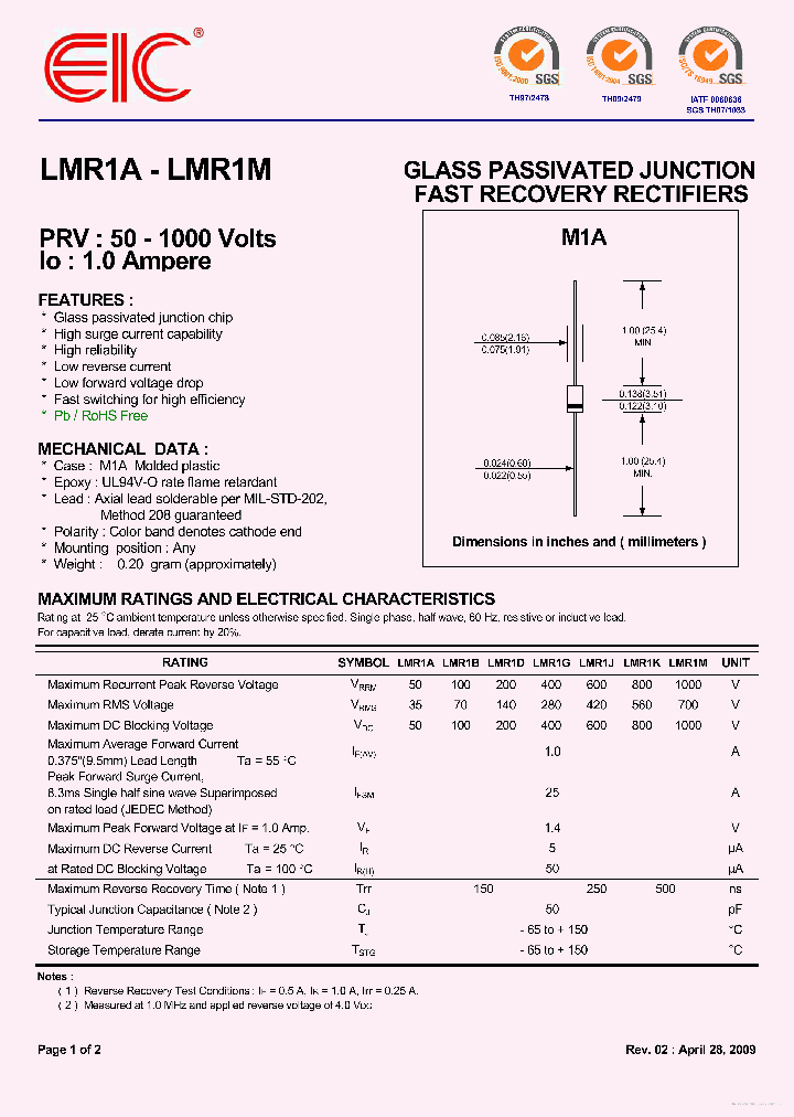 LMR1J_7763842.PDF Datasheet