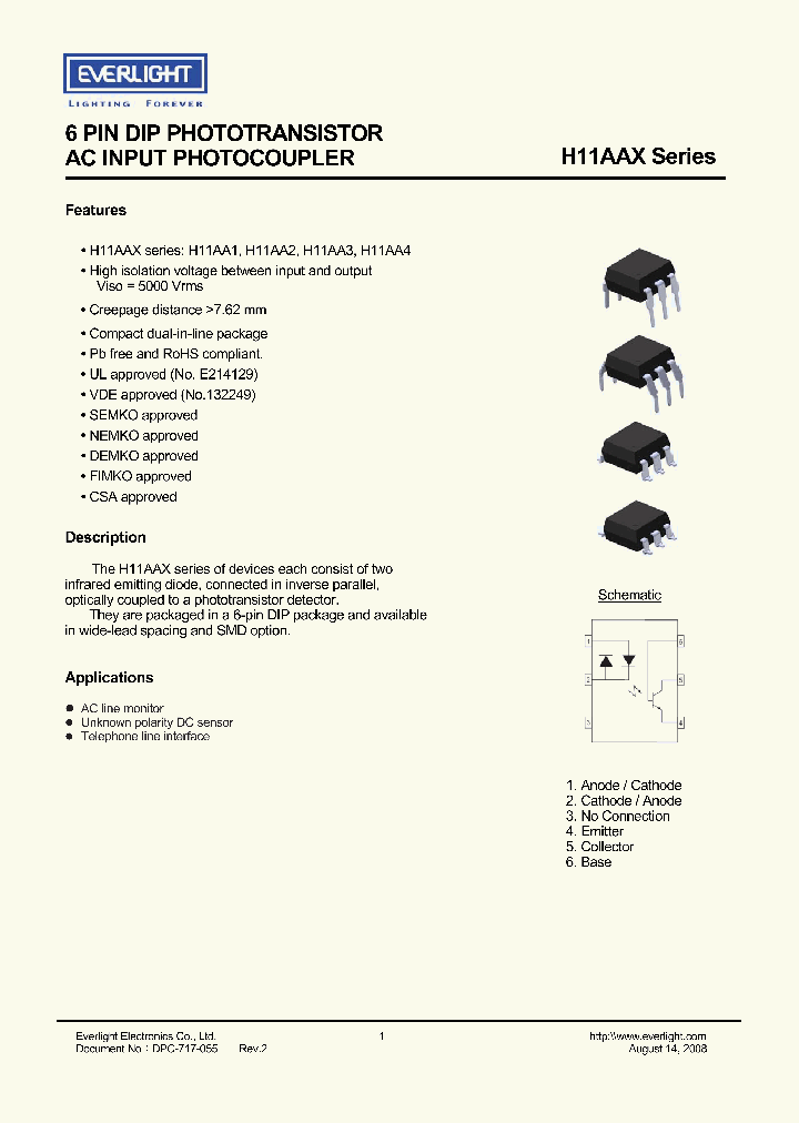 H11AA4M_7795547.PDF Datasheet