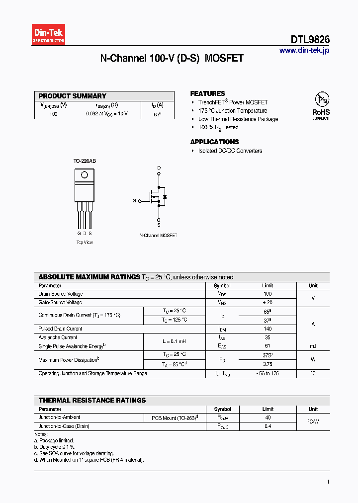 DTL9826_7849732.PDF Datasheet