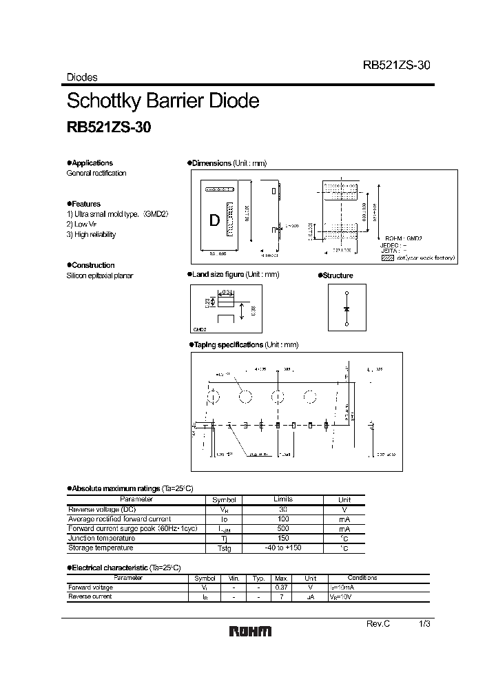 RB521ZS-30T2R_7850181.PDF Datasheet
