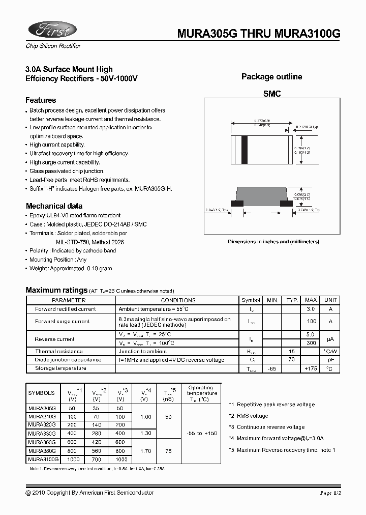 MURA320G_7765700.PDF Datasheet