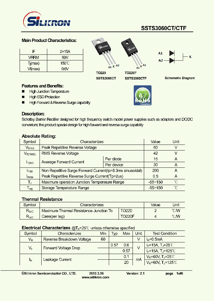 SSTS3060CT_7864663.PDF Datasheet