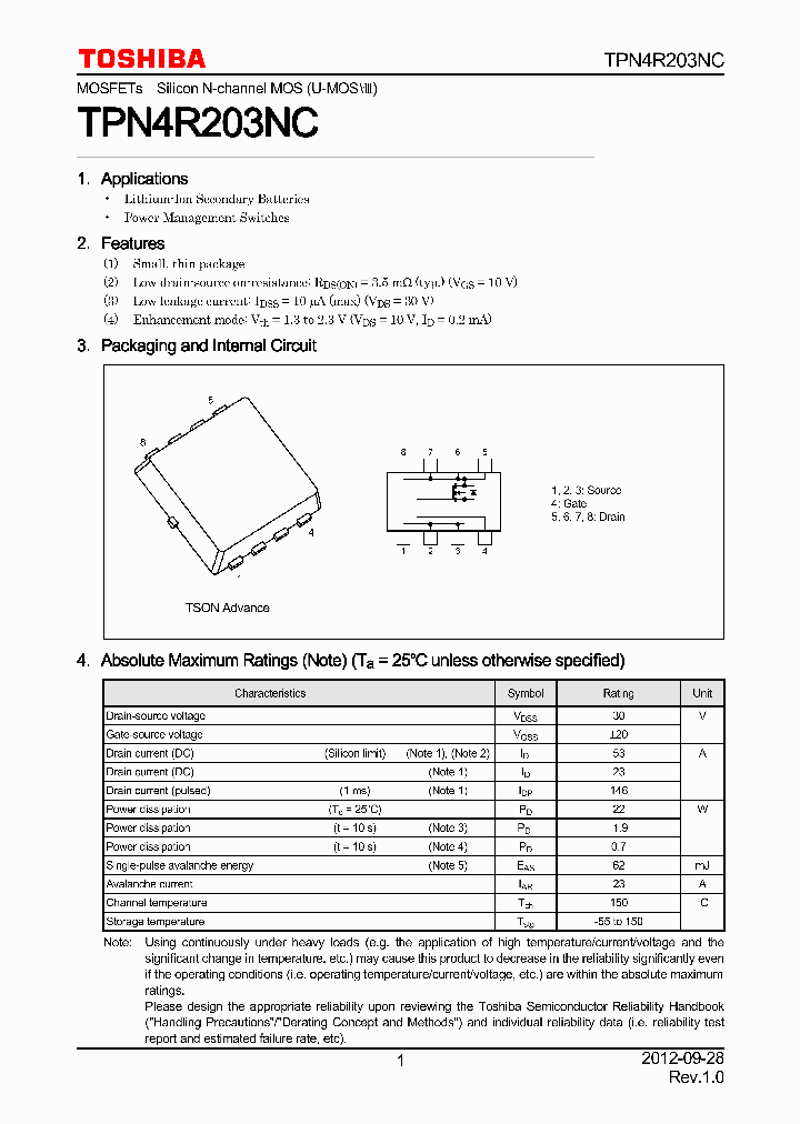 TPN4R203NC_7865542.PDF Datasheet