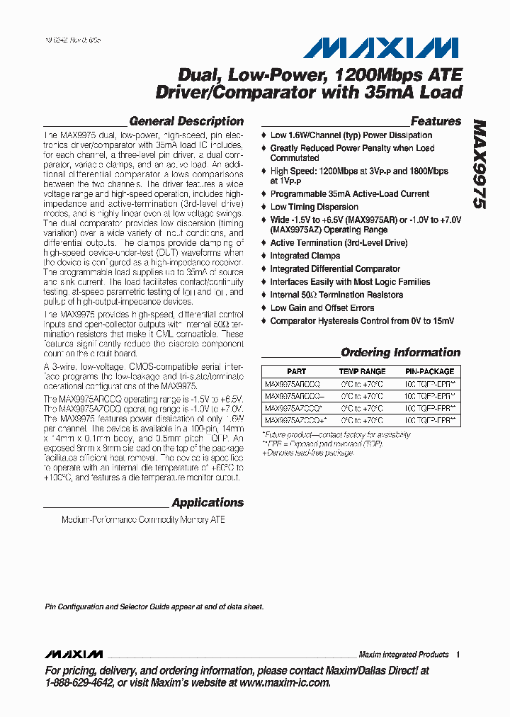 MAX9975_7867063.PDF Datasheet