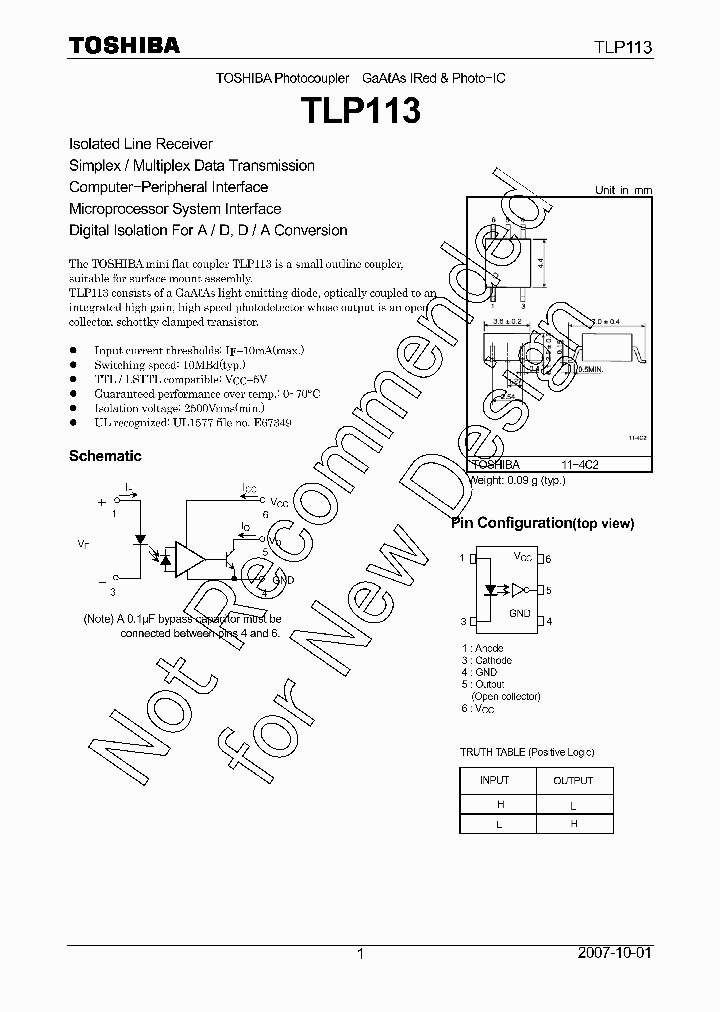 TLP113TPRF_7867340.PDF Datasheet