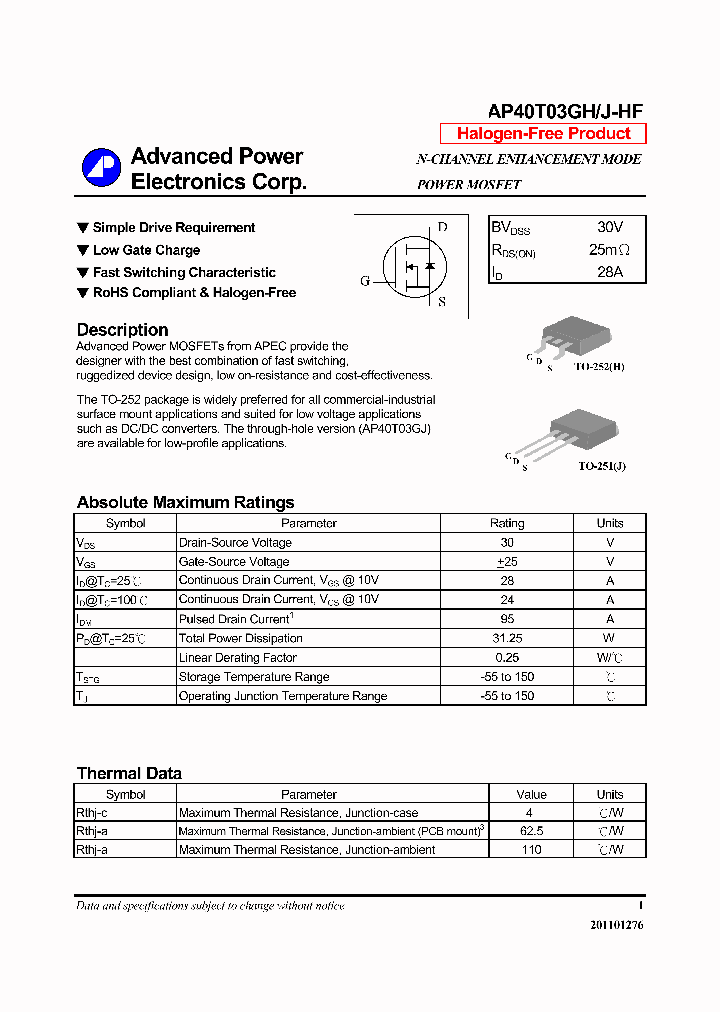 AP40T03GH-HF14_7868658.PDF Datasheet