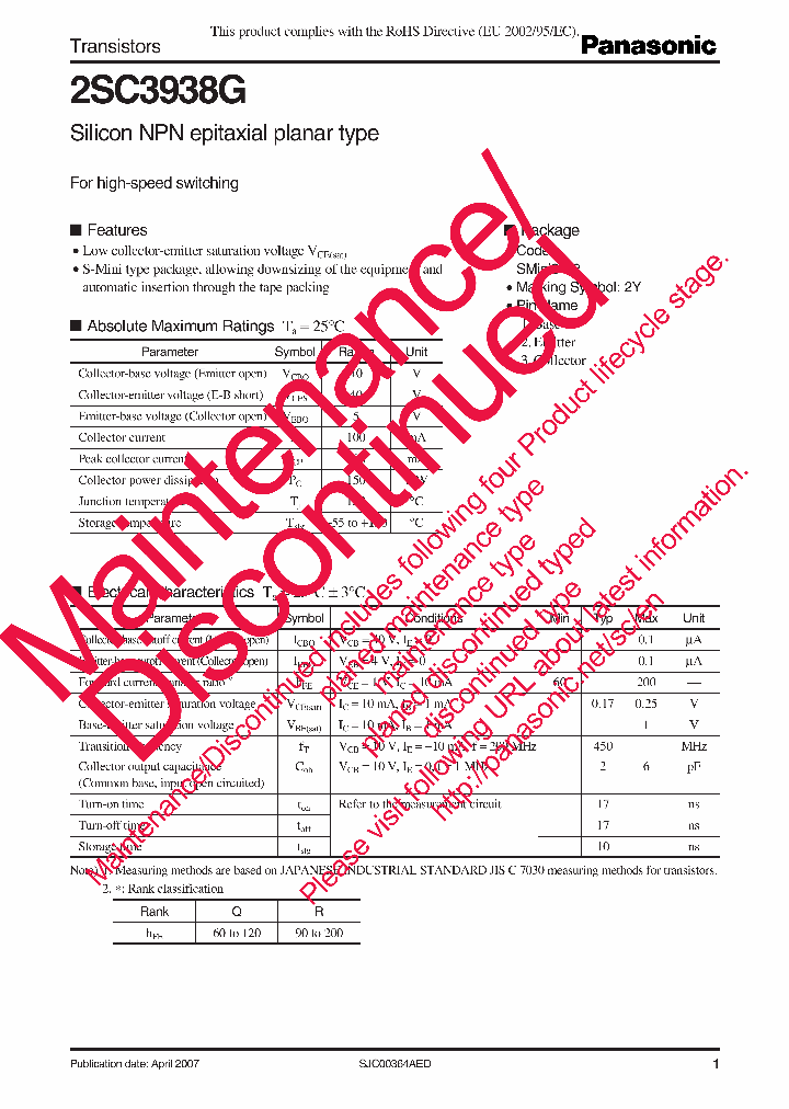 2SC3938G_7836878.PDF Datasheet