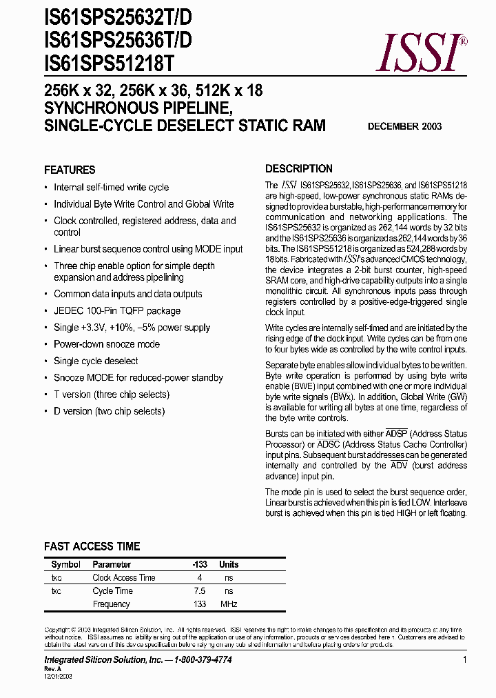 IS61SPS25636D-133TQ_7843208.PDF Datasheet