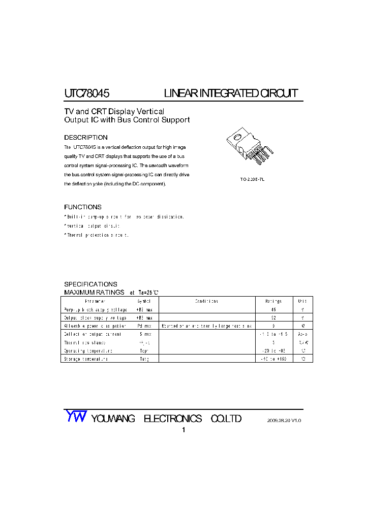 UTC78045_7774708.PDF Datasheet