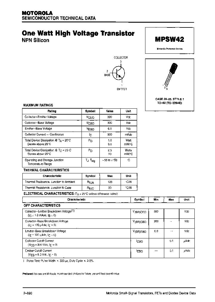 MPSW42RLRB_7846351.PDF Datasheet