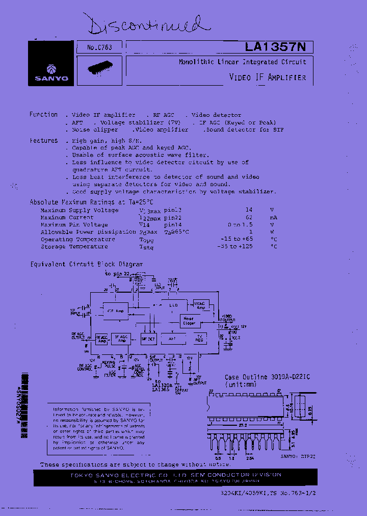 LA1357N_7877912.PDF Datasheet