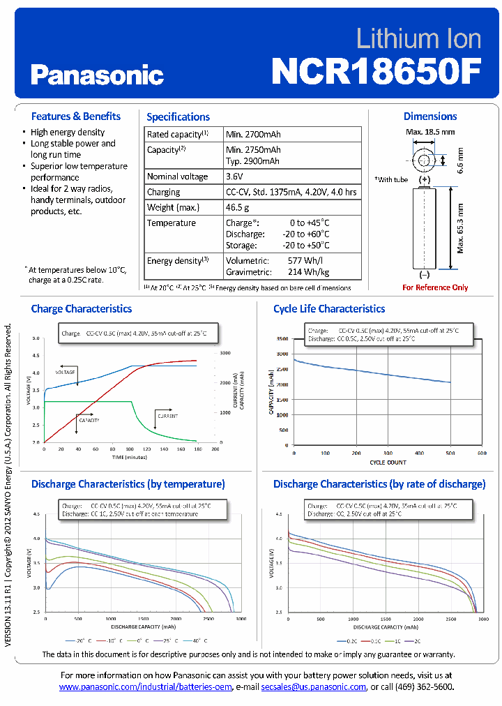 NCR18650F_7881053.PDF Datasheet