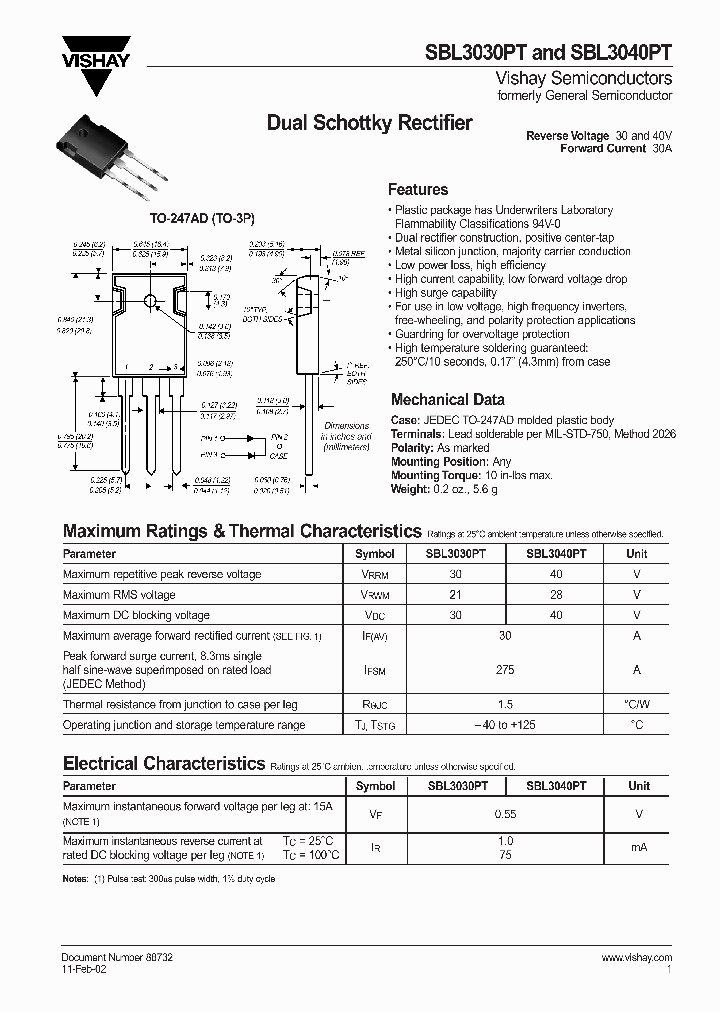 SBL3030PT-E3_7880941.PDF Datasheet