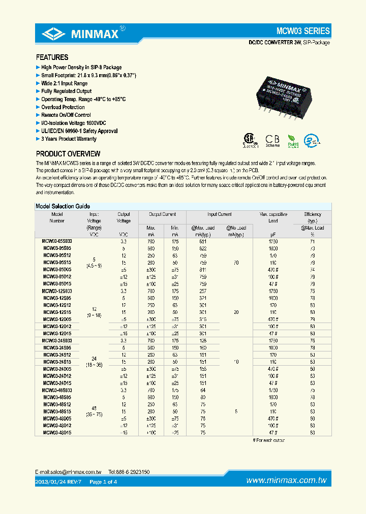 MCW03-05D05_7885947.PDF Datasheet