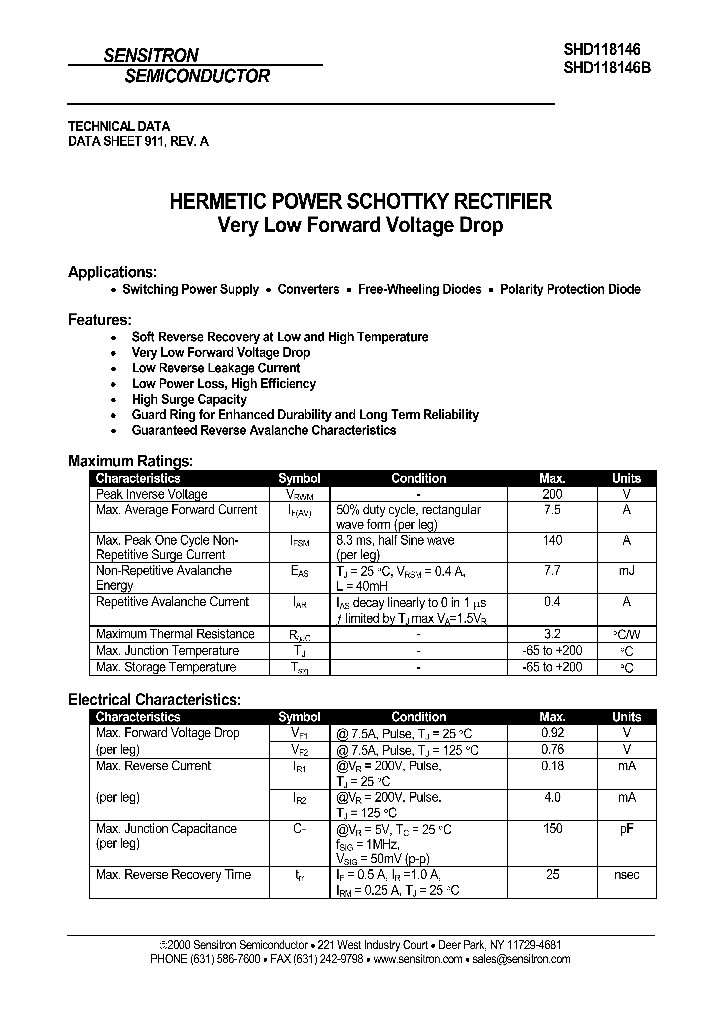 SHD118146_7886781.PDF Datasheet