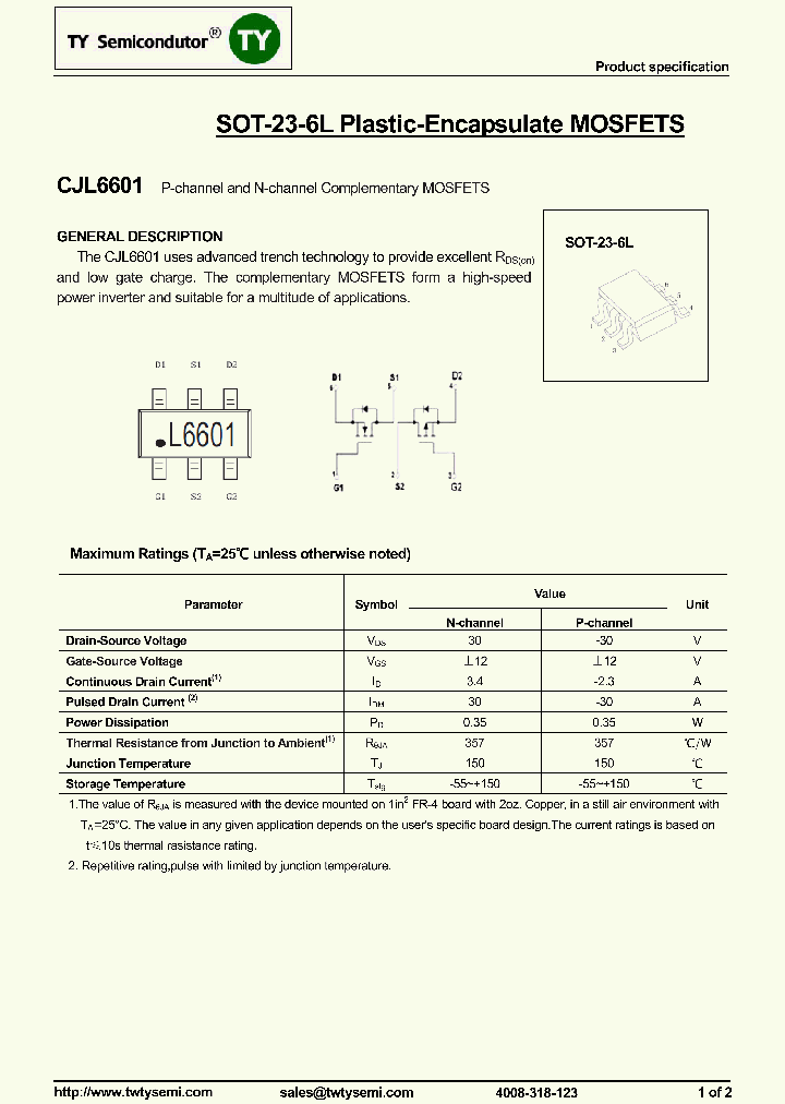 CJL6601_7888384.PDF Datasheet