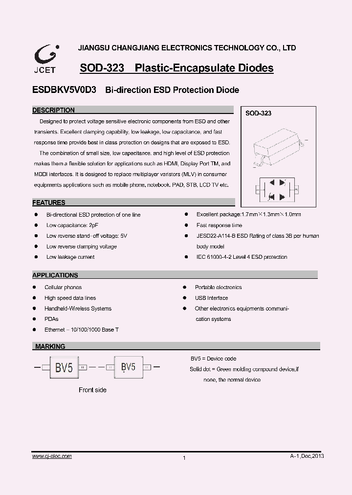 ESDBKV5V0D3_7889912.PDF Datasheet