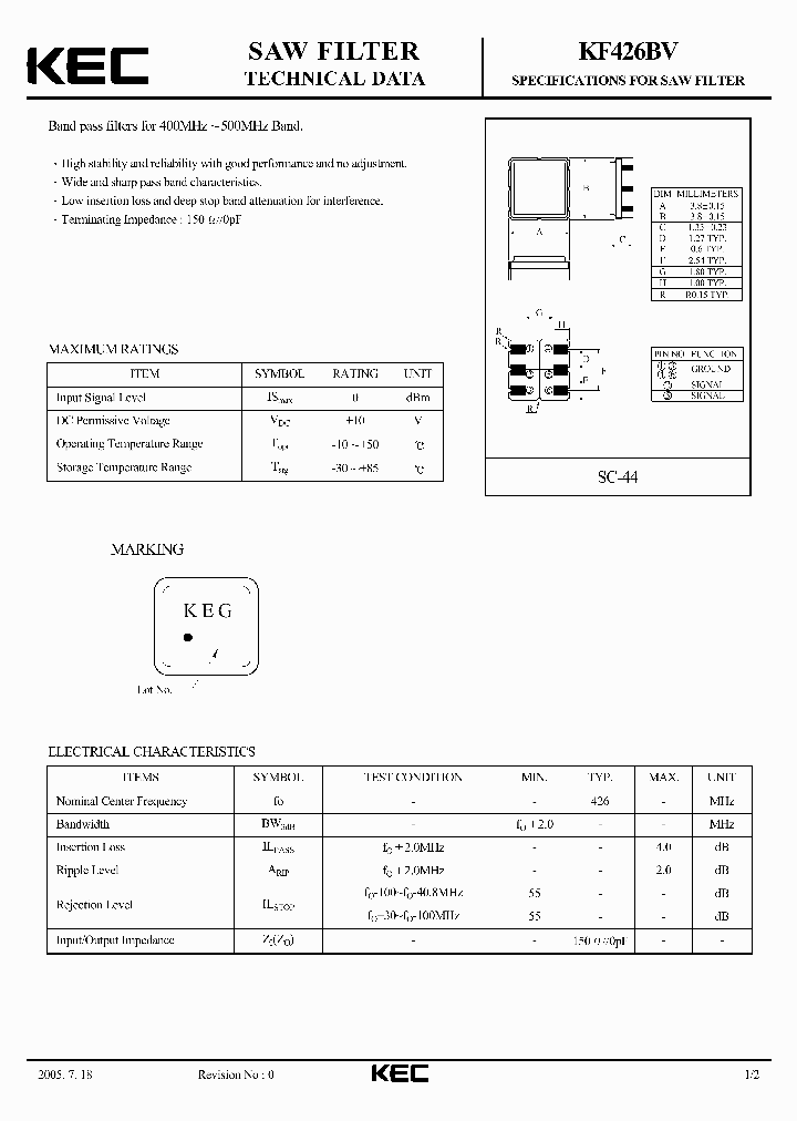 KF426BV_7887256.PDF Datasheet