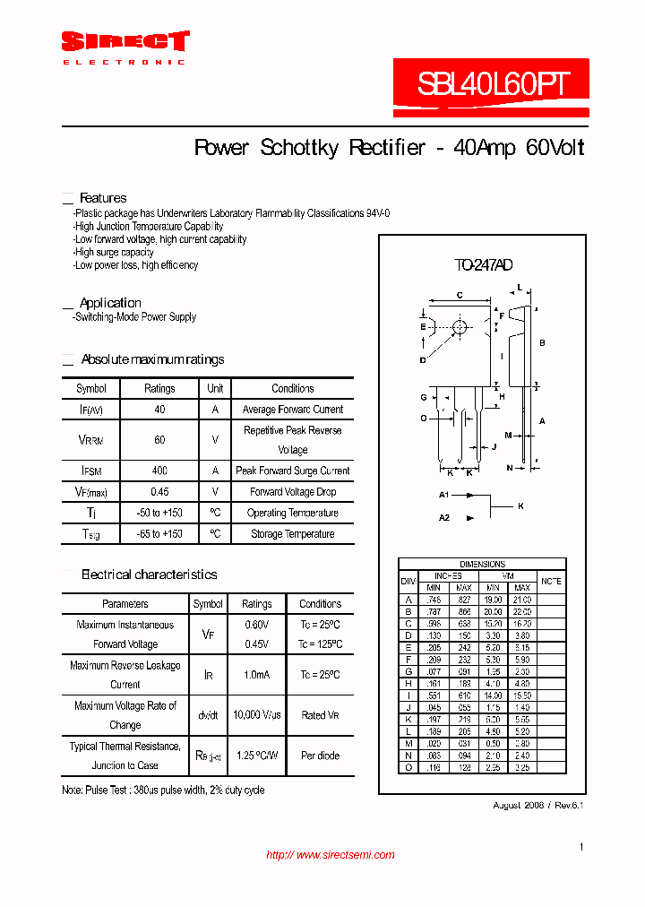 SBL40L60PT_7899364.PDF Datasheet