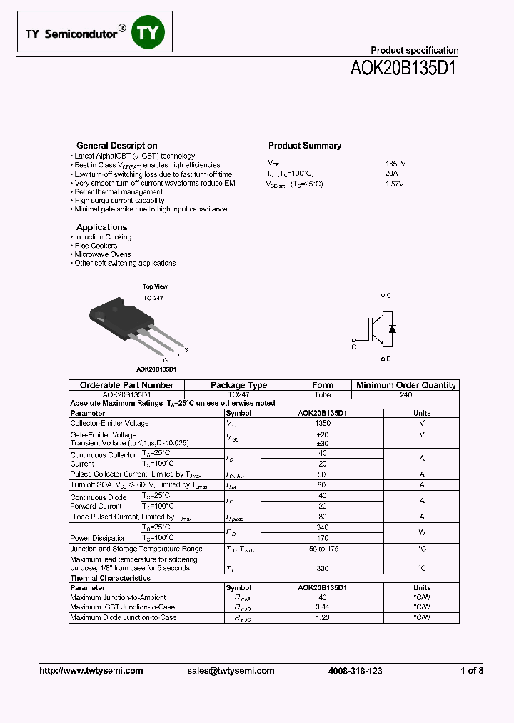 AOK20B135D1_7903207.PDF Datasheet