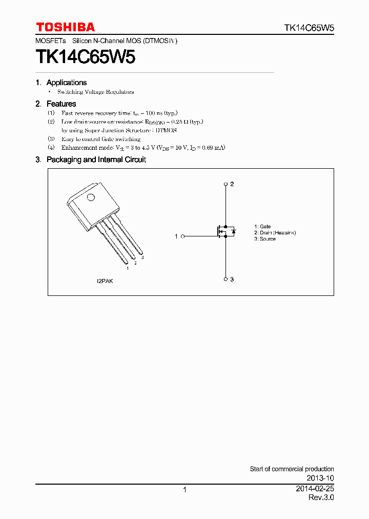 TK14C65W5_7908224.PDF Datasheet