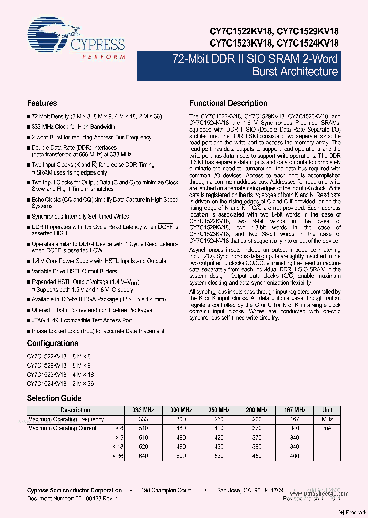 CY7C1522KV18_7782982.PDF Datasheet