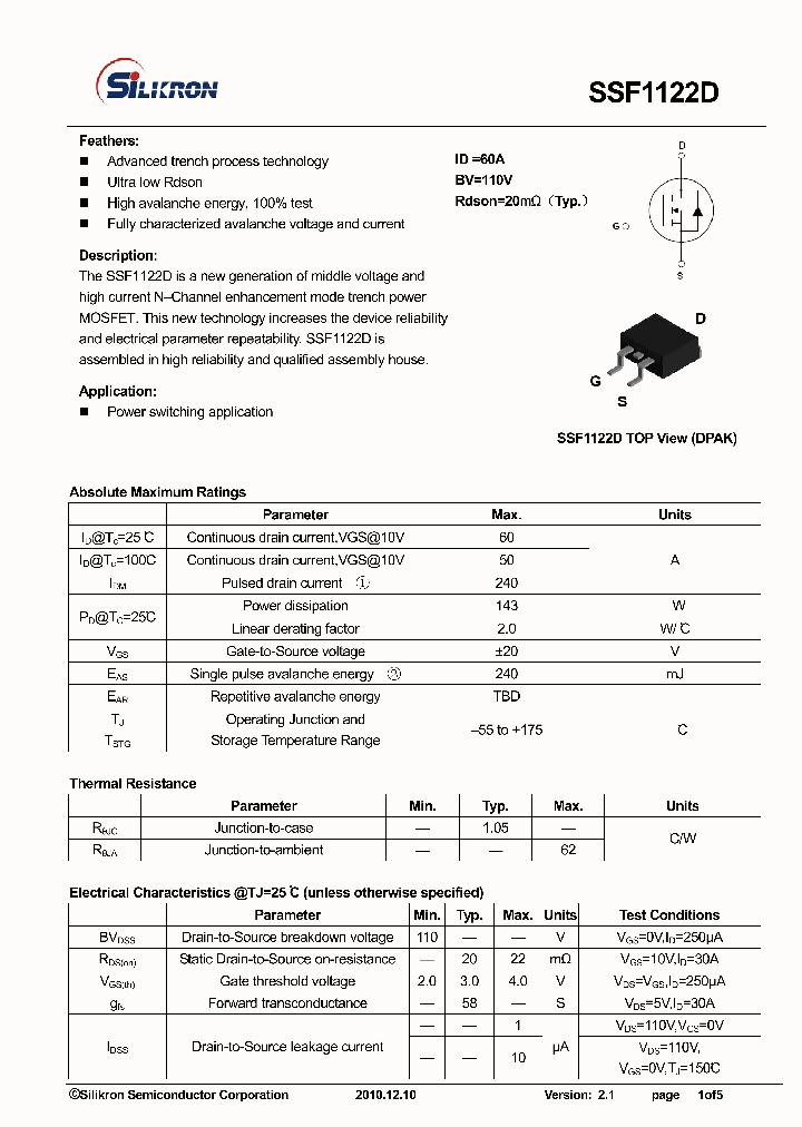 SSF1122D_7913795.PDF Datasheet