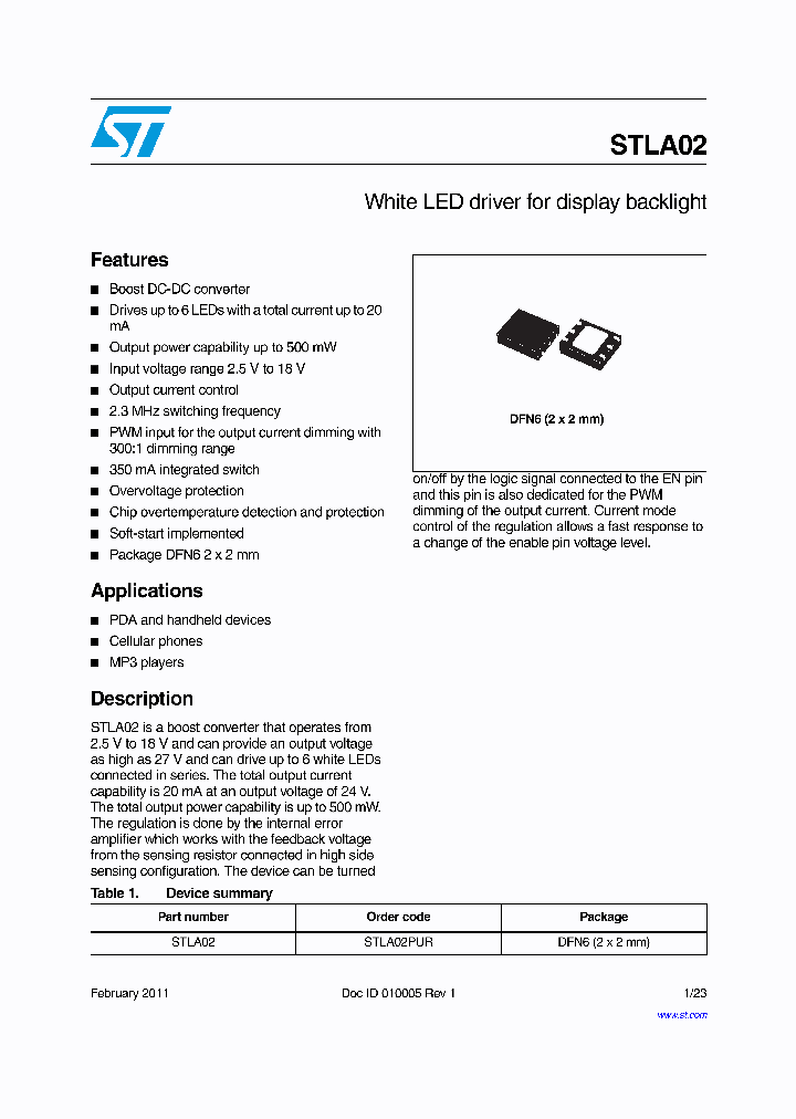 STLA02_7933285.PDF Datasheet