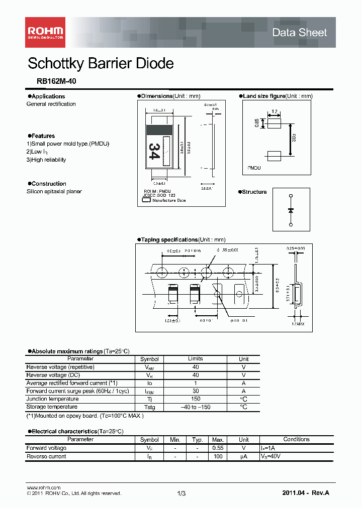 RB162M-40TR_7934461.PDF Datasheet