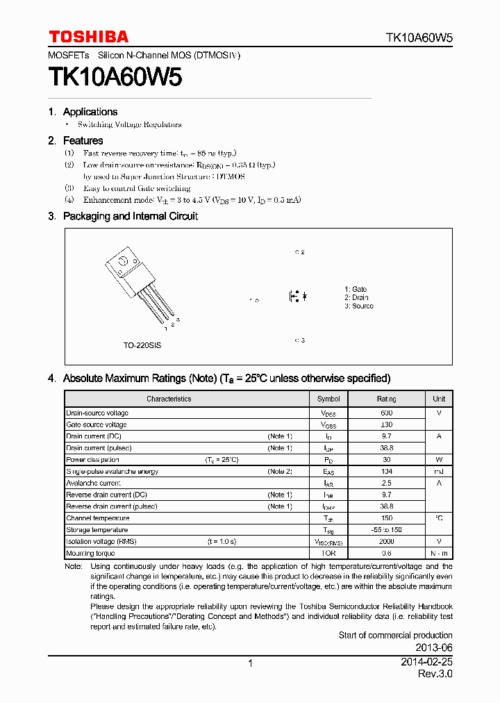 TK10A60W5_7934856.PDF Datasheet