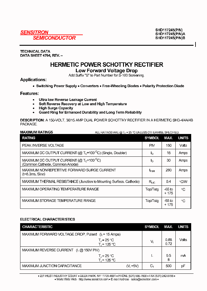 SHD117245PA_7937348.PDF Datasheet