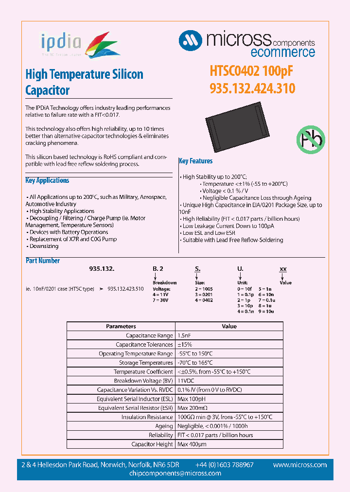 HTSC0402-100PF_7959718.PDF Datasheet