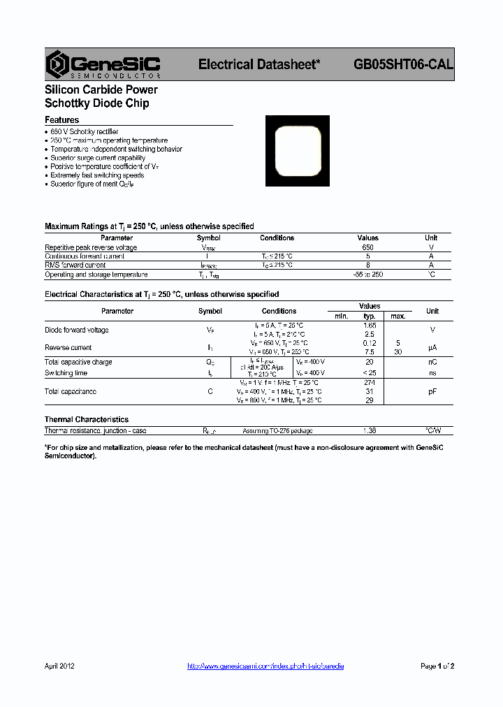 GB05SHT06-CAL_7962941.PDF Datasheet