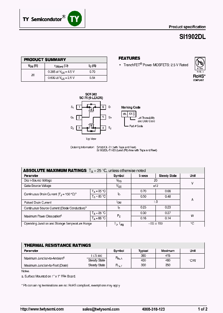 SI1902DL-T1-E3_7964581.PDF Datasheet