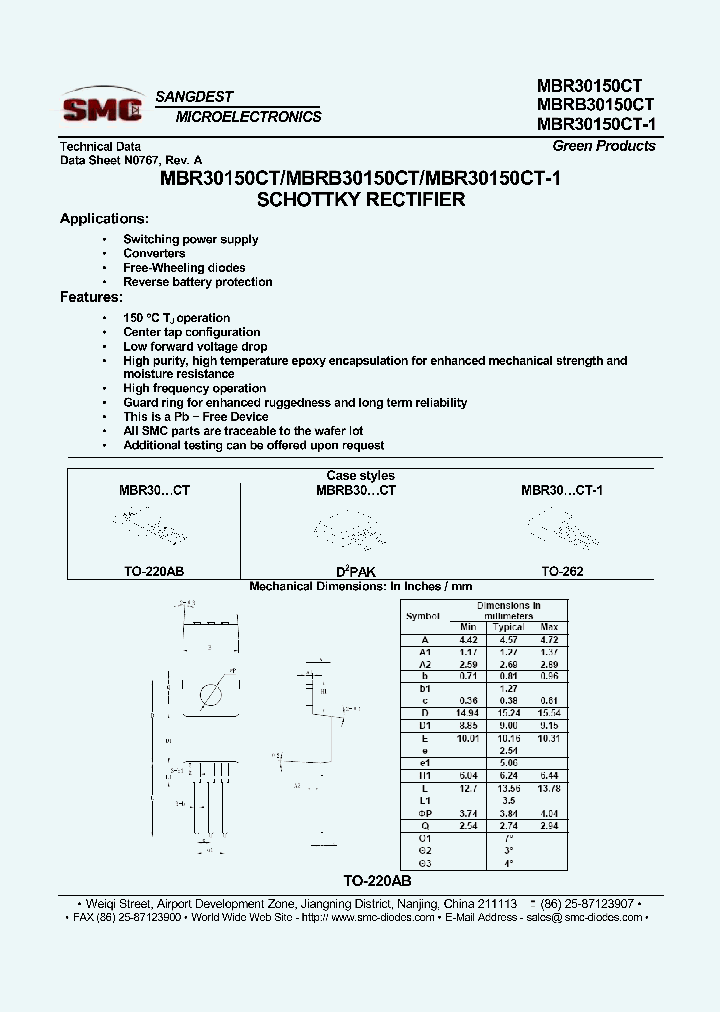 MBRB30150CT_7965165.PDF Datasheet