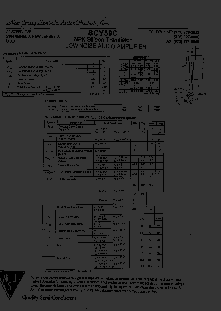 BCY59C_7966654.PDF Datasheet