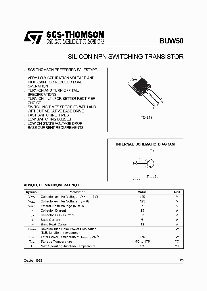 BUW50_7968329.PDF Datasheet