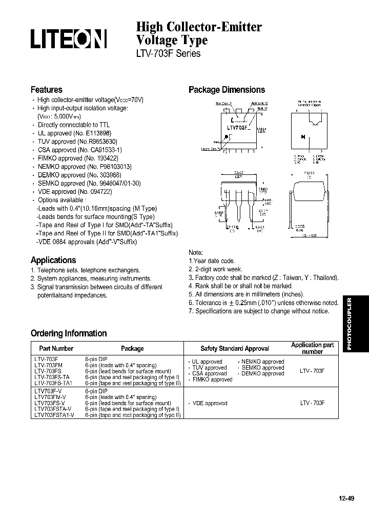 LTV703FSBTA1-V_7977753.PDF Datasheet