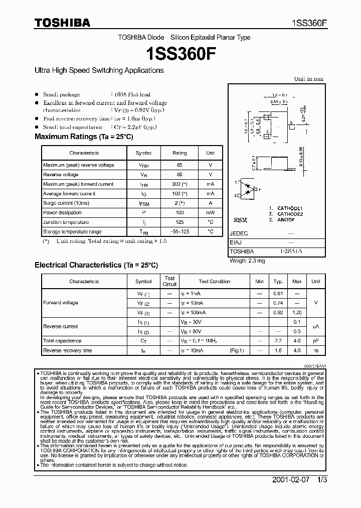 1SS360F_8004468.PDF Datasheet