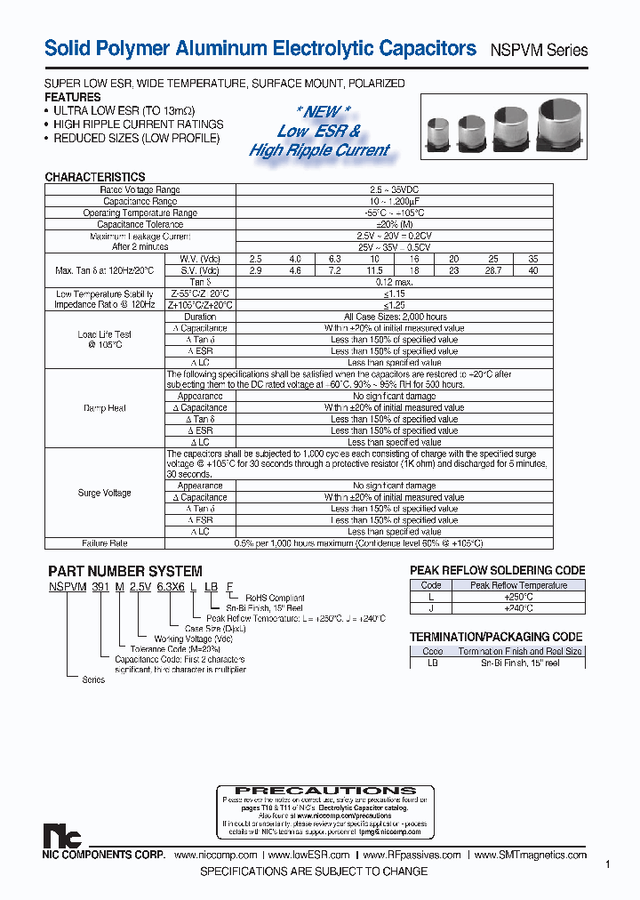 NSPVM150M35V8X7JLBF_8005921.PDF Datasheet