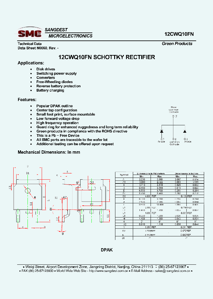 12CWQ10FN_8010101.PDF Datasheet