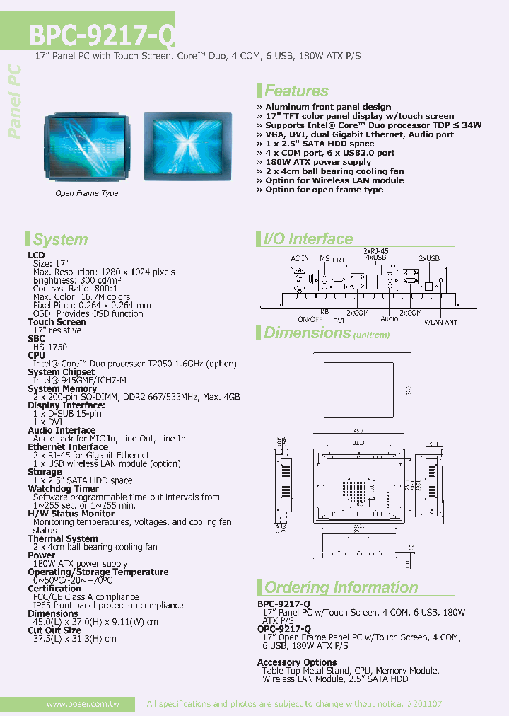 OPC-9217-Q_8012484.PDF Datasheet