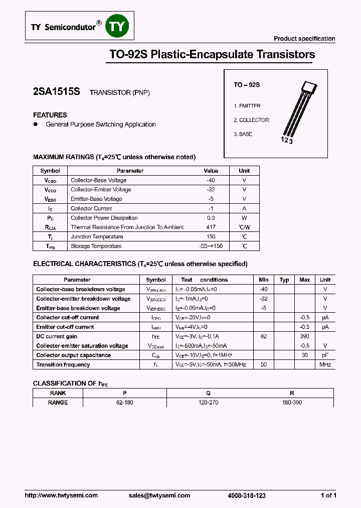 2SA1515S_8015574.PDF Datasheet