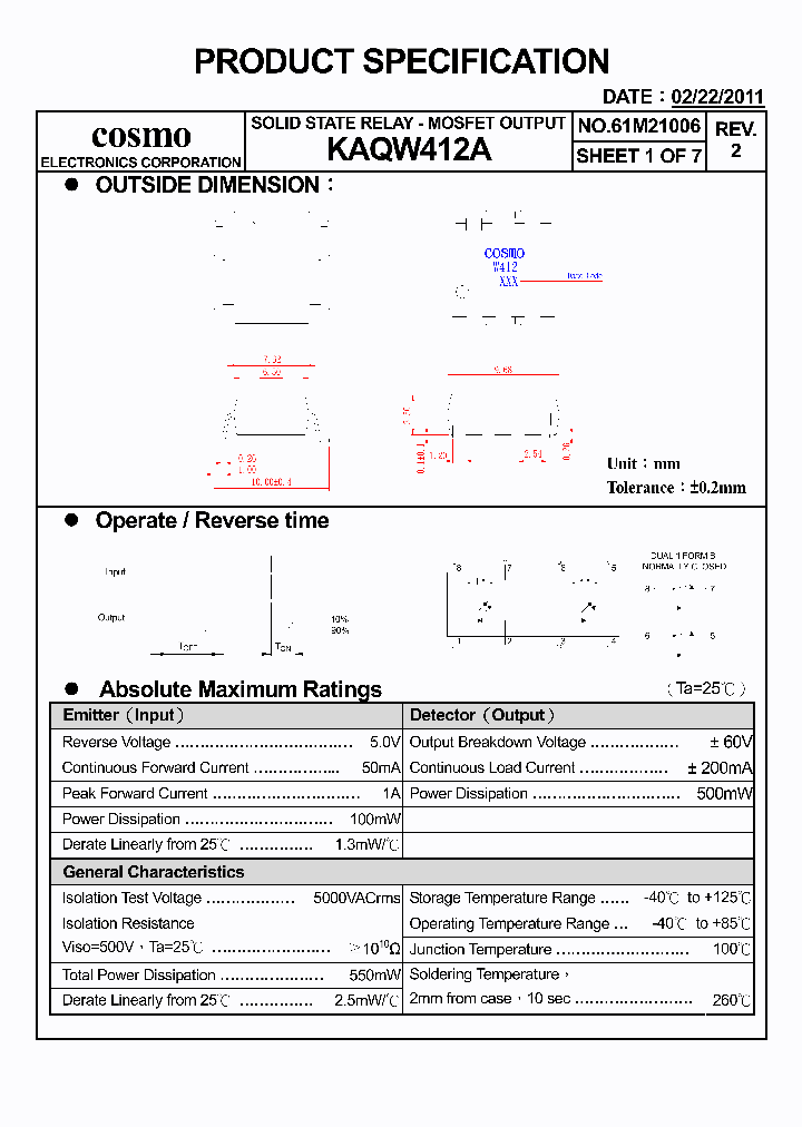 KAQW412A_8038575.PDF Datasheet