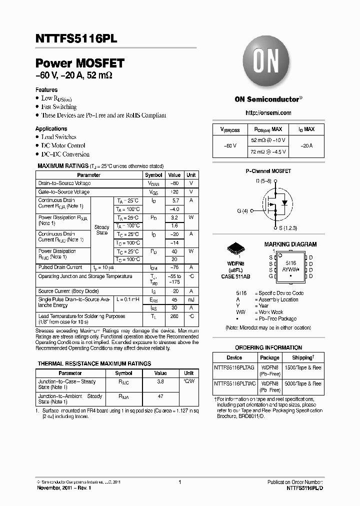 NTTFS5116PLTWG_8041493.PDF Datasheet