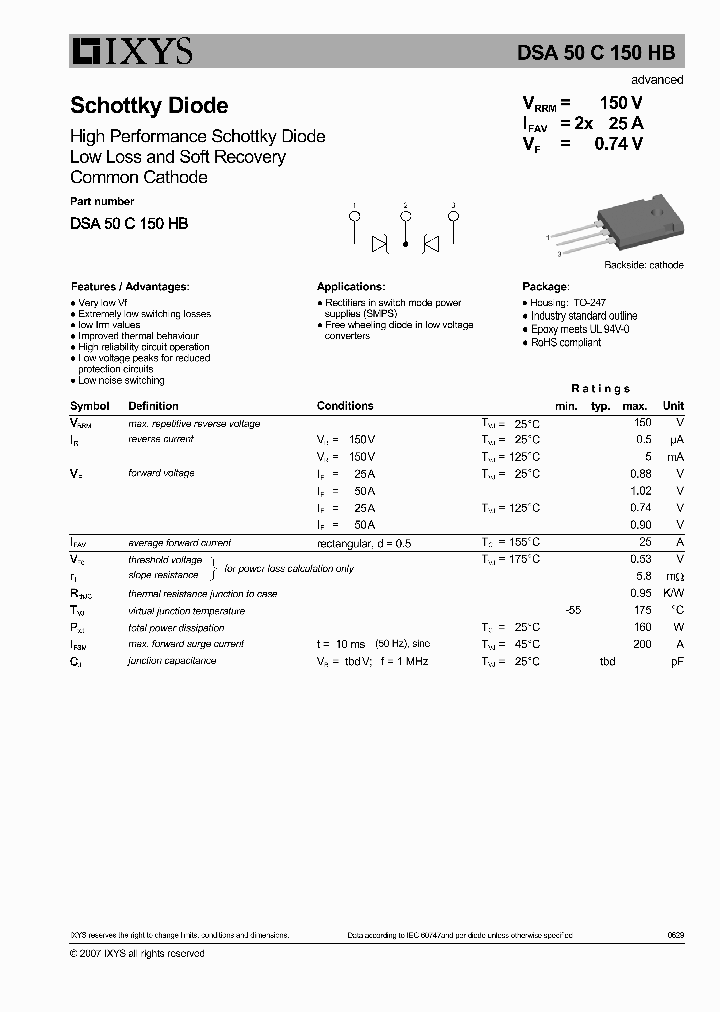 DSA50C150HB_8045031.PDF Datasheet