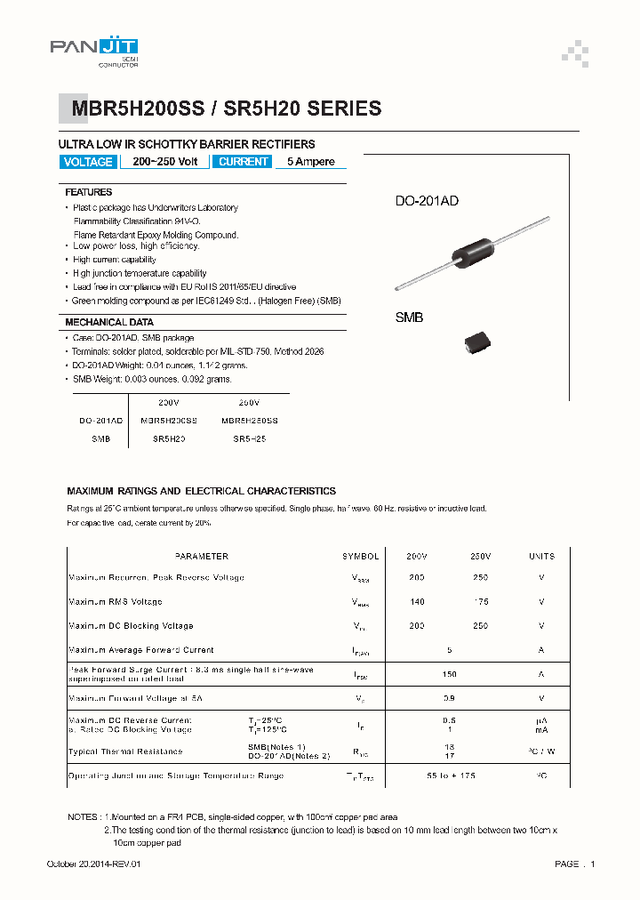 MBR5H200SS_8044832.PDF Datasheet